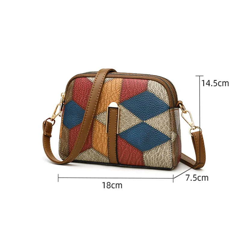 Luxury Plaid Shoulder Bag