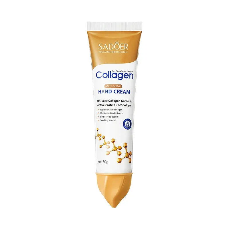 SADOER Collagen Hand Cream Hands Skin Friming Skincare Moisturizing Brightening Hydrating Hands Creams Hand Skin Care Products