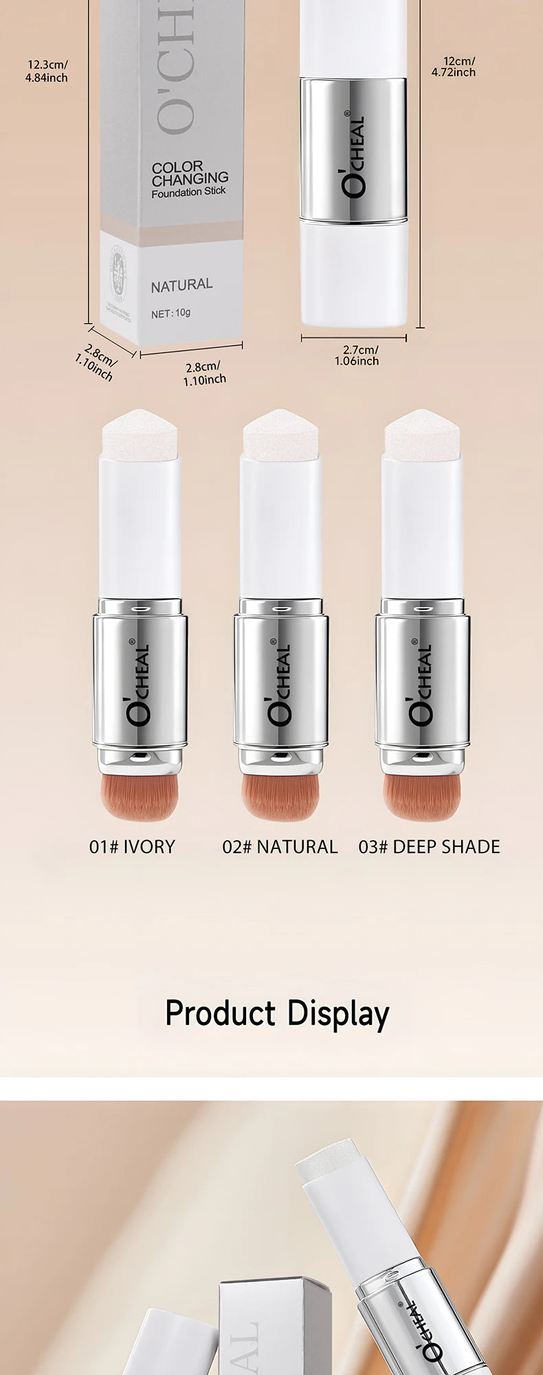 Temperature Changing Foundation Stick