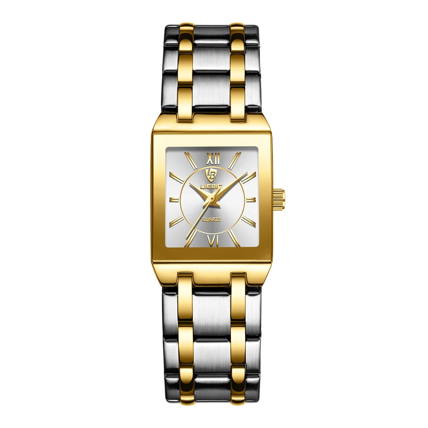 LIEBIG Luxury Quartz Wristwatches Fashion Automatic Women's Watches Elegant Stainless Steel Strap Time Mens Watch Reloj Mujer