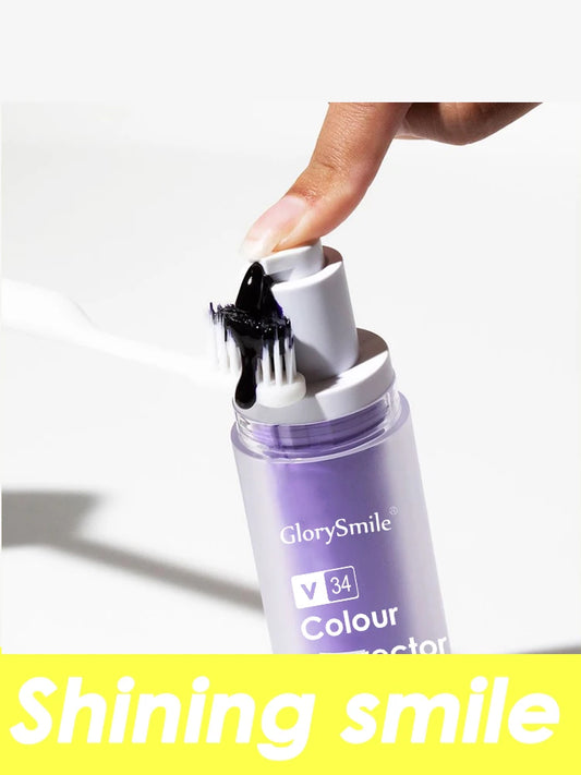 V34 Dental Whitening Toothpaste Instant Teeth Whitener Cleaning Tooth Stain Tartar Cleaner Oral Hygiene Fresh Breath
