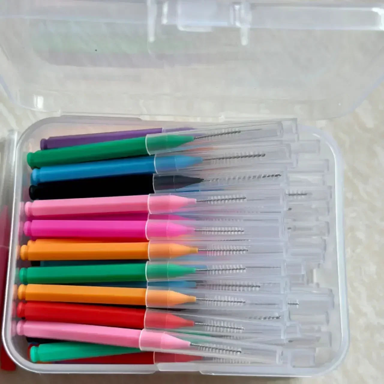 80Pcs/Box I-type Interdental Brush 0.6-1.5Mm Cleaning Between Teeth Oral Care Orthodontic I Shape Tooth Floss