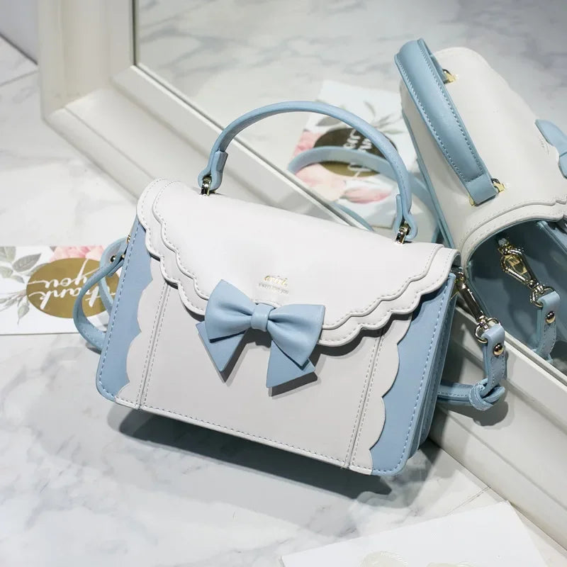 Square Bow Lolita Crossbody Bag