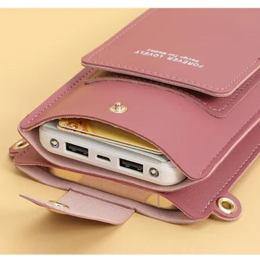 Touchscreen Cell Phone Crossbody Bag