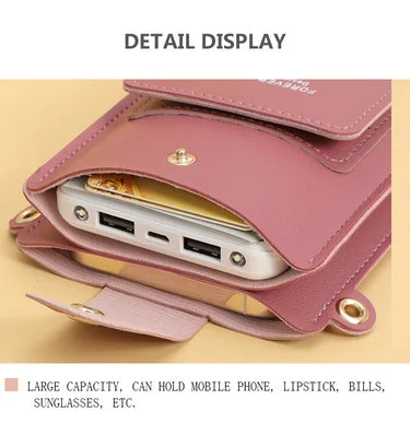 Touchscreen Cell Phone Crossbody Bag
