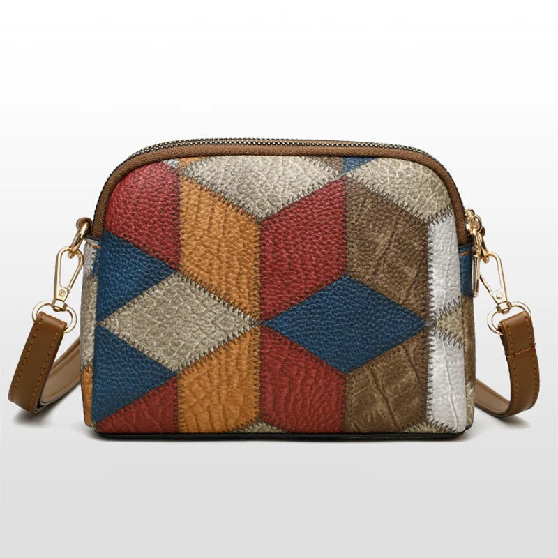 Luxury Plaid Shoulder Bag