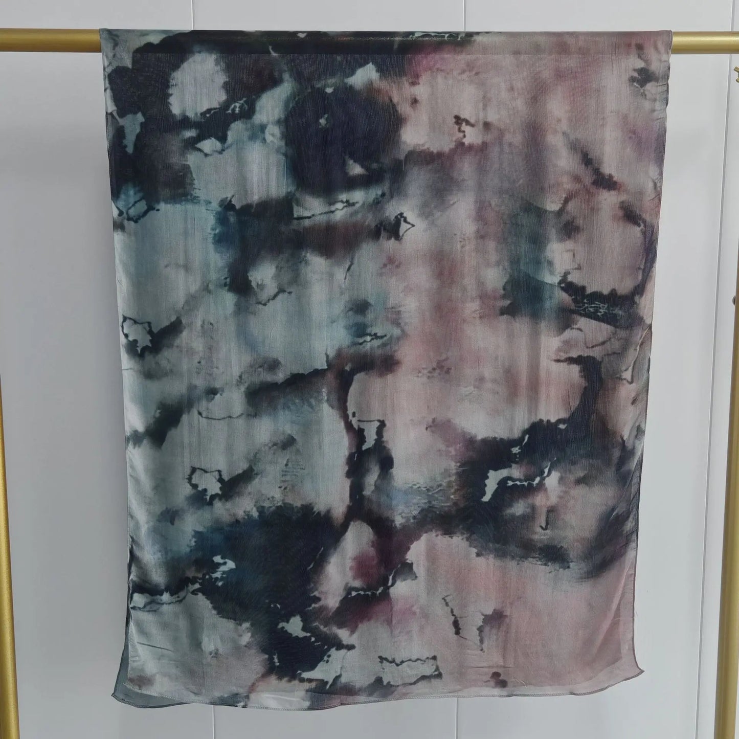 New Double-sided Print Modal Hijab Rayon Cotton Scarf Premium Shawls for Women Cotton Print Shawl Ink Print Muslim Headscarf