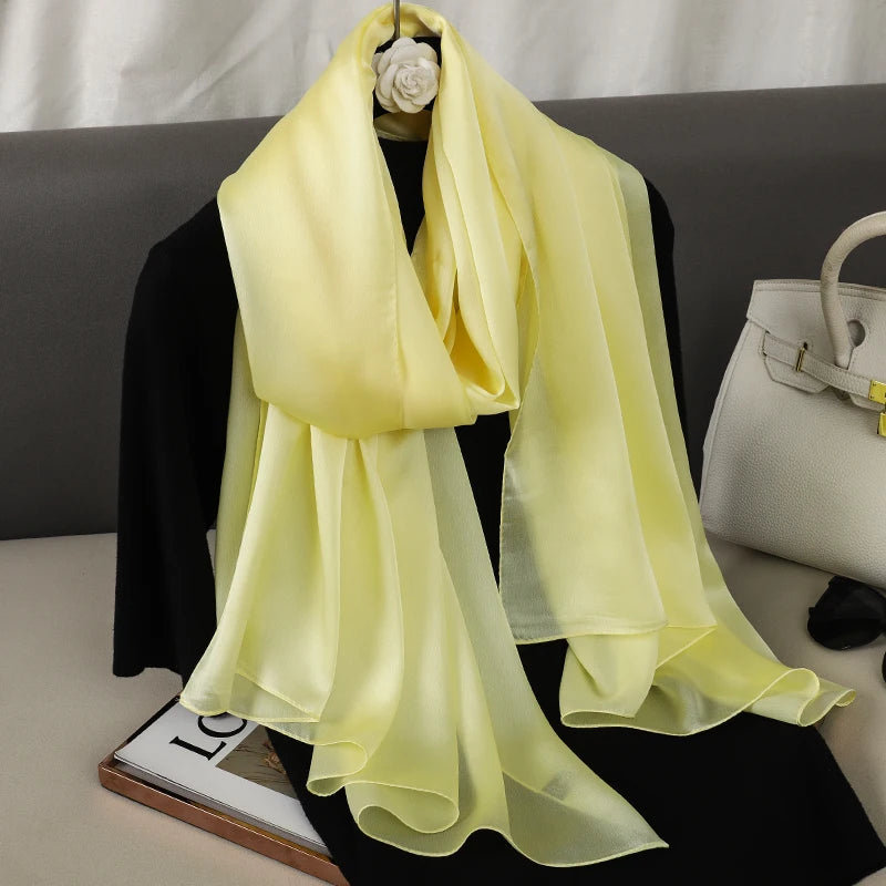 Satin Muslim Hijab Shawl | Faeva London