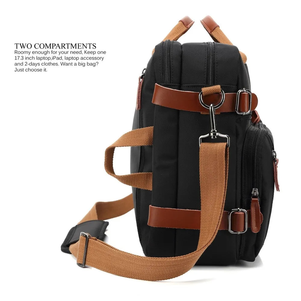 Convertible Laptop Backpack Briefcase