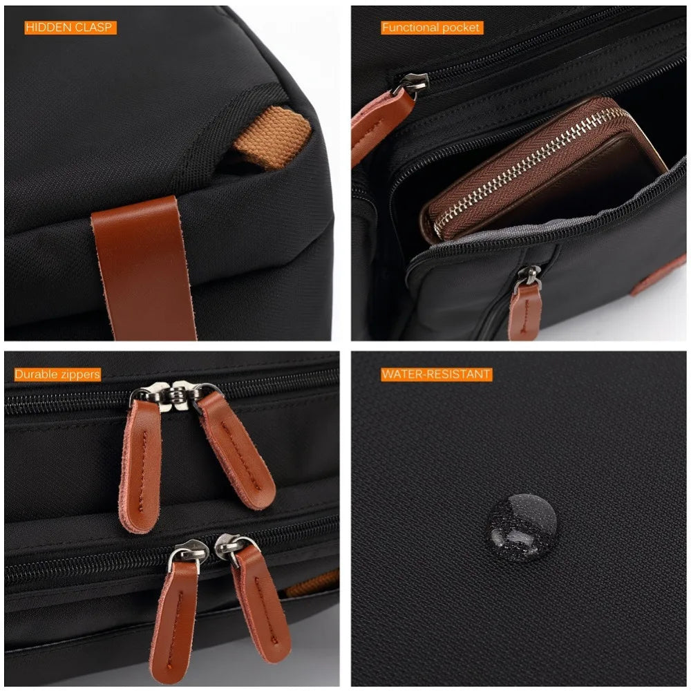 Convertible Laptop Backpack Briefcase