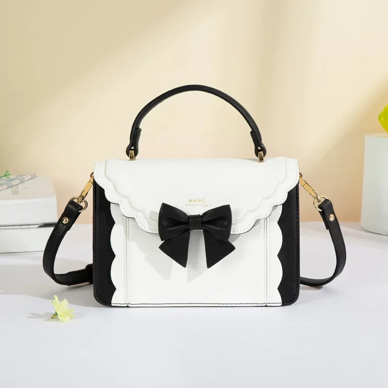 Square Bow Lolita Crossbody Bag