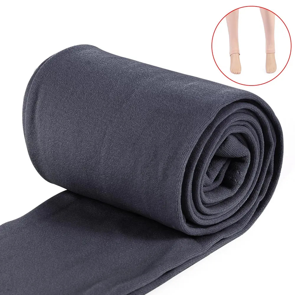 Fashion Slim Leggings Winter Thermal Thick Pantyhos Women's Clothing 8 Colors Stretch Pants Warm Tights Fluff Lined