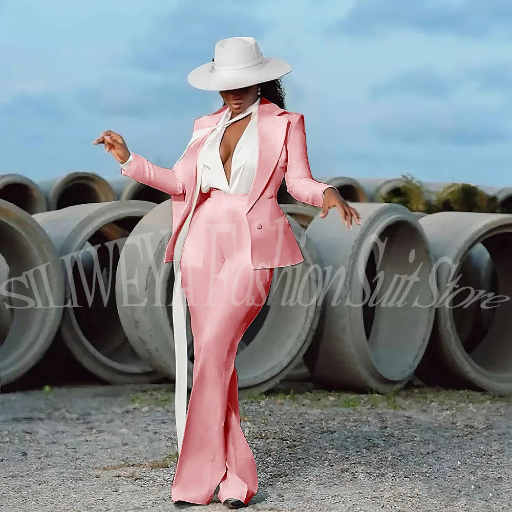White Evening Suit 2-Piece | Faeva London