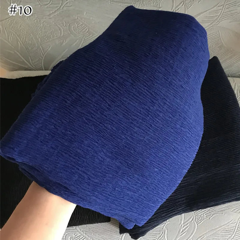 85x185cm Modal Cotton Jersey Hijabs for Women Long Muslim Shawl Plain Soft Islam Turban Tie Head Wraps Africa Headband