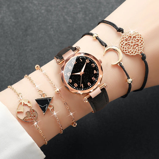 6Pcs Starry Sky Watch Set