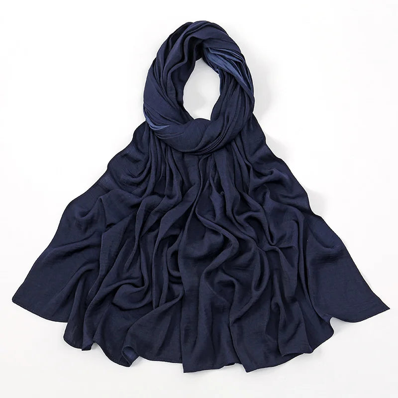 Premium Velvet Satin Chiffon Hijab Scarf Women Luxury Soft Plain Shawl For Women Muslim Hijabs Turban Femme Chic Ramadan