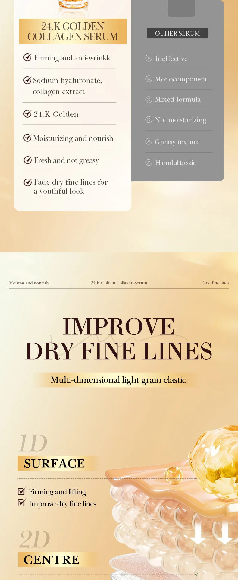 24K Gold Collagen Serum