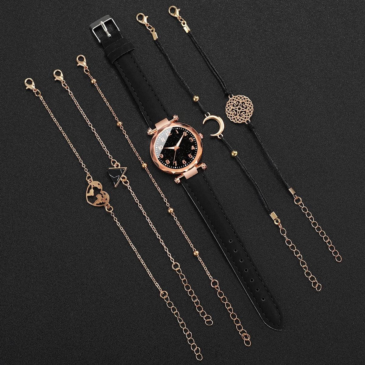 6Pcs Starry Sky Watch Set