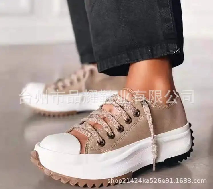 Spring Hot Sale Of The Season Women's Low-Top Thick-H | Faeva London