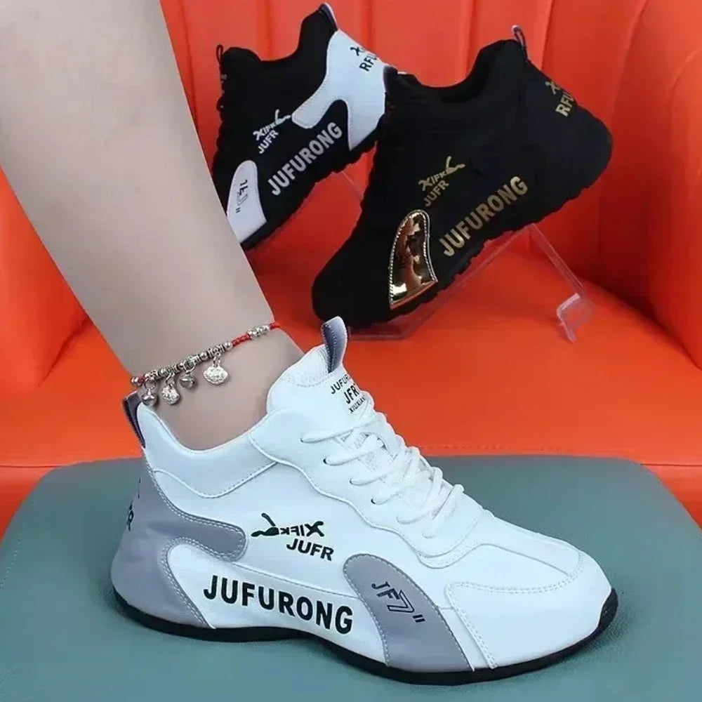 New Luxury Sneakers Women Causal Fashionable Breath Woman Mesh Lace Up Sports Shoes for Women Platform Walking Designer Shoes