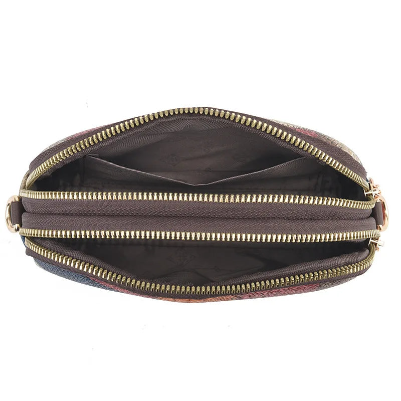 Luxury Plaid Shoulder Bag