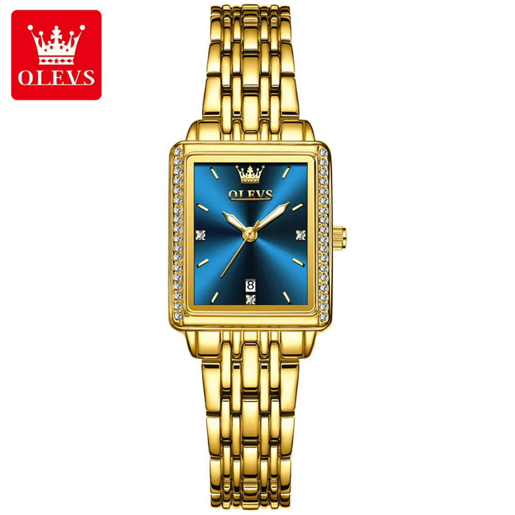 OLEVS 9995 Elegant Quartz Ladies Womens Wristwatces Date Watch for Women Luxury Waterproof Luminous Watches Relojes Para Mujer