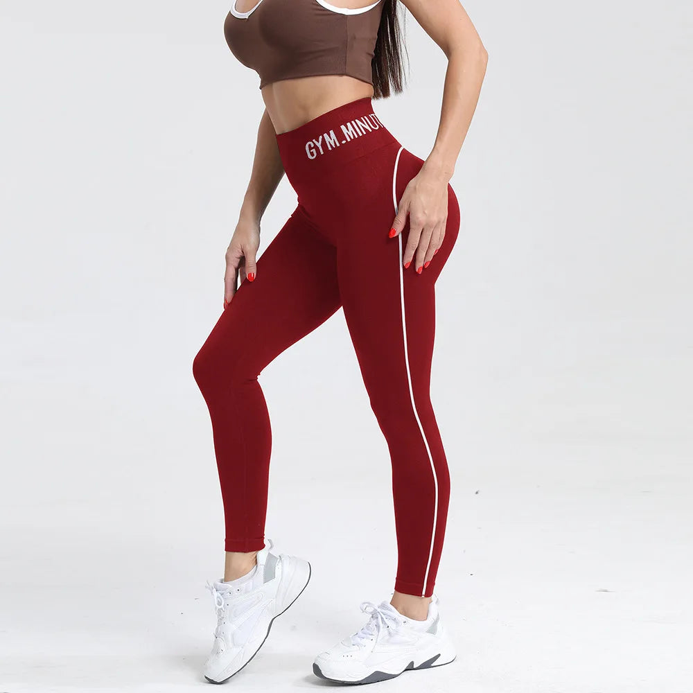 High Waist Yoga Pants Women's Fitness Clothing Autumn Season Sensation Leggings Pilates Long Trousers Outdoor Wear