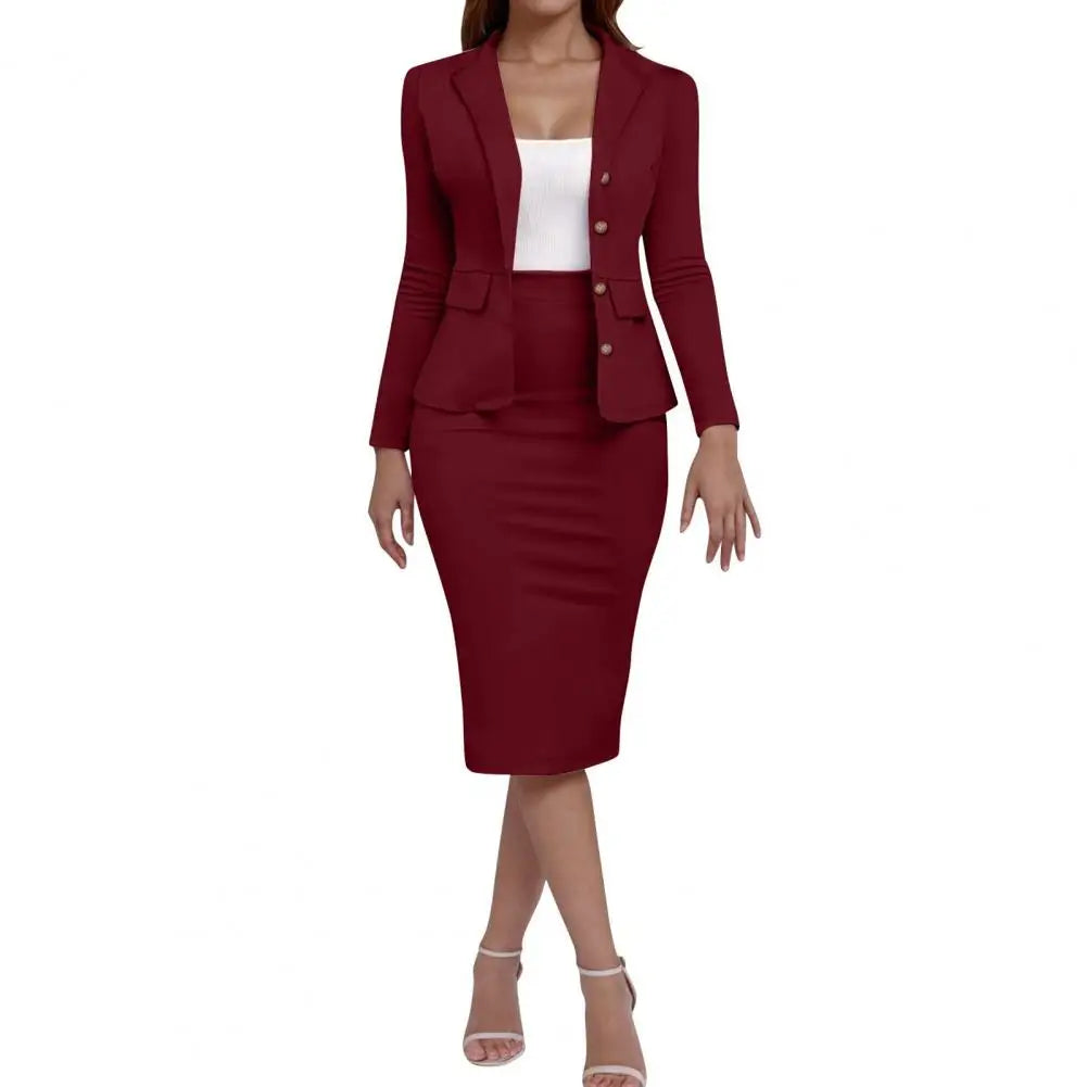 Business Skirt Suit 2-Piece | Faeva London