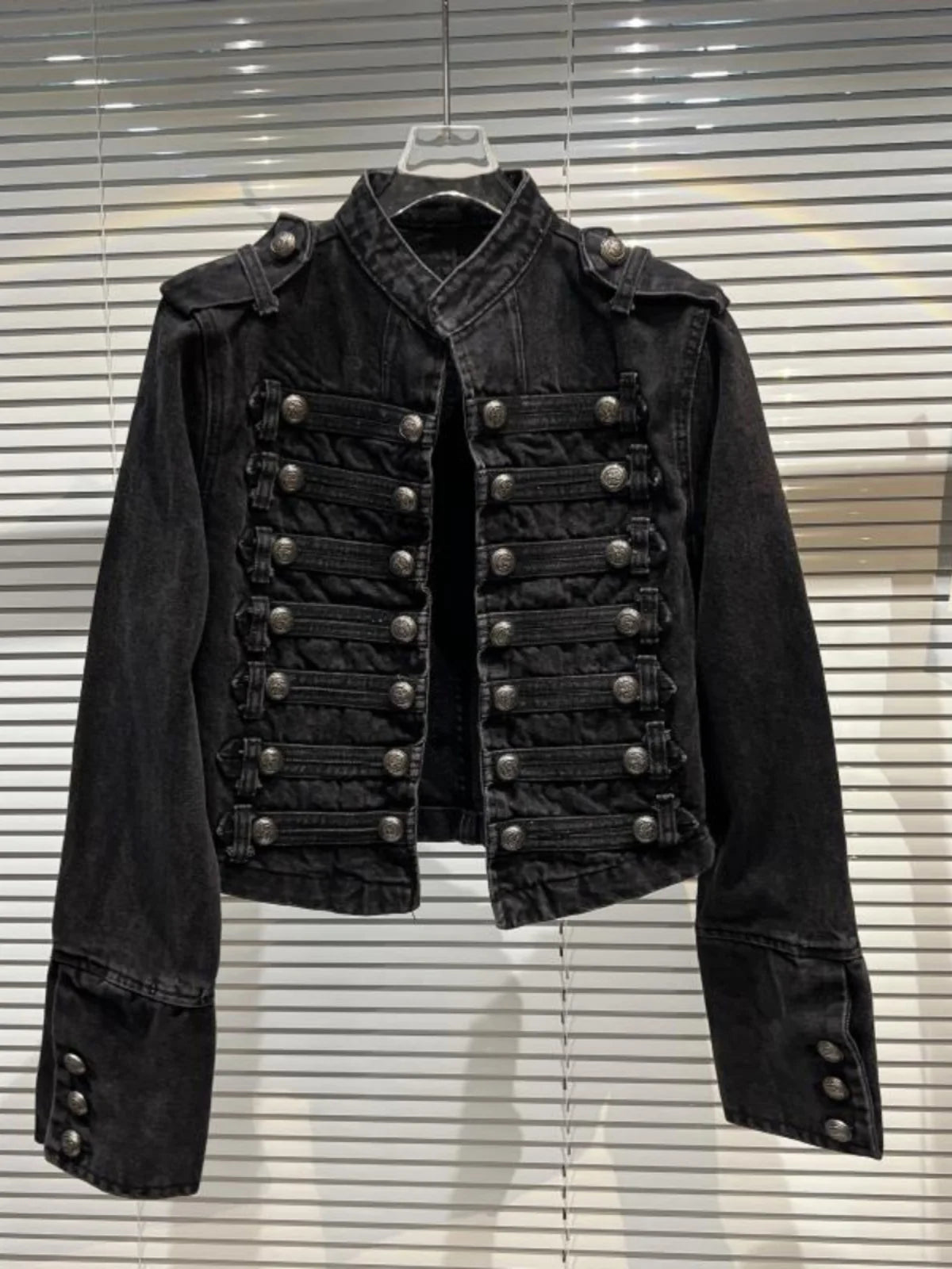 Gothic Motorcycle Jacket Y2K | Faeva London