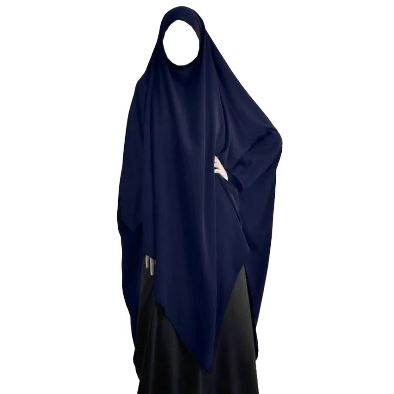 Eid Hooded Muslim Long Khimar Women Hijab Maxi Dress Prayer Garment Djellaba Jilbab Abaya Ramadan Gown Islamic Niqab Burka Jubah