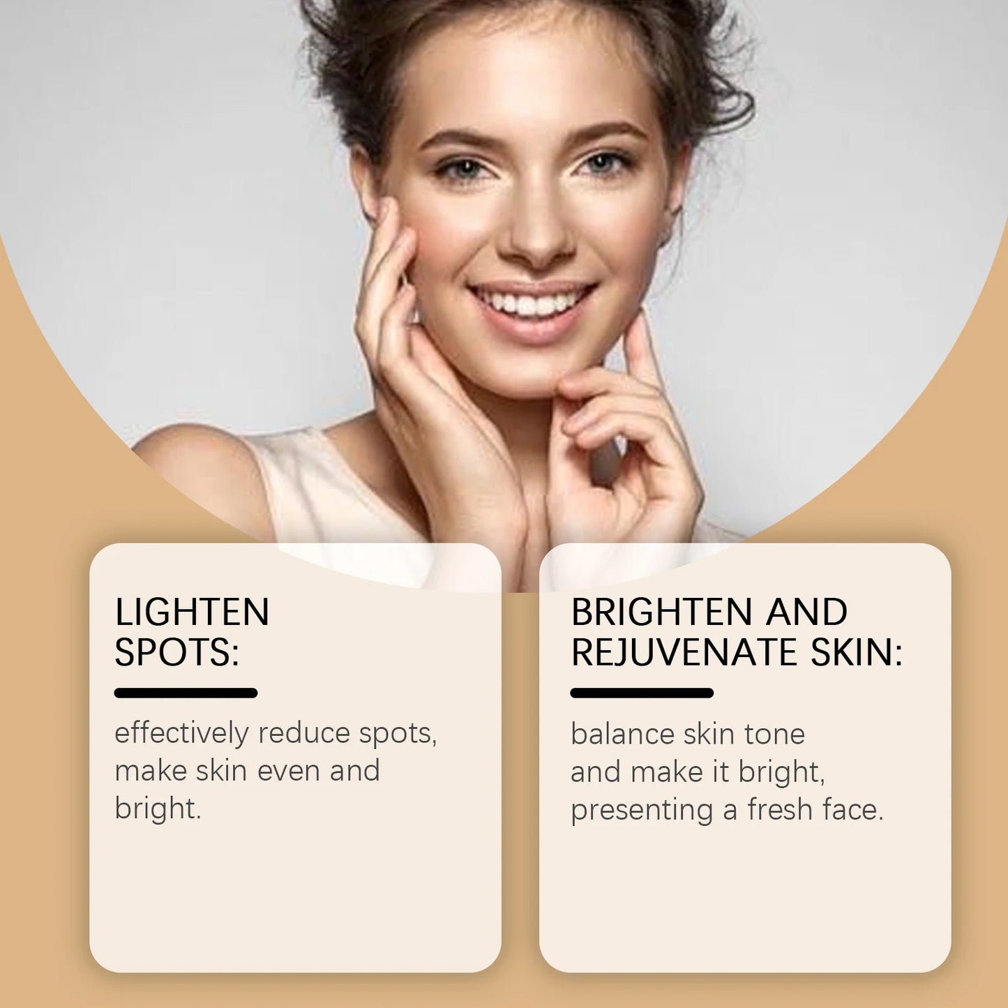 Brightening Facial Serum Dark Spot Corrector Improve Dull Skin Moisturizing Even Skin Tone Glowing Skin Soothing Refresh Skin