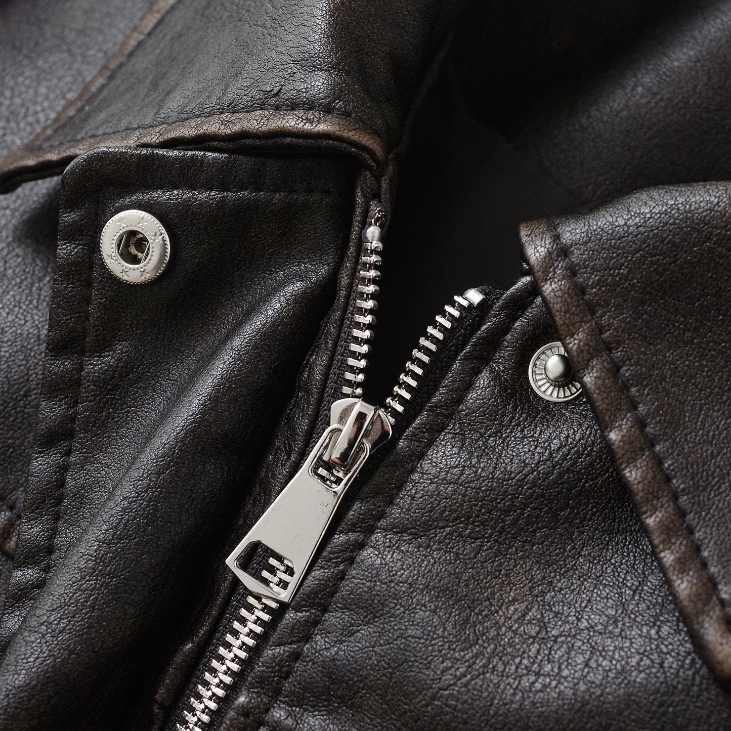 Faux Leather Women Jackets Pu Coats Turn Down Collar Coat Casual Loose Y2k Streetwear Splice Work Jacket Autumn Winter 2025