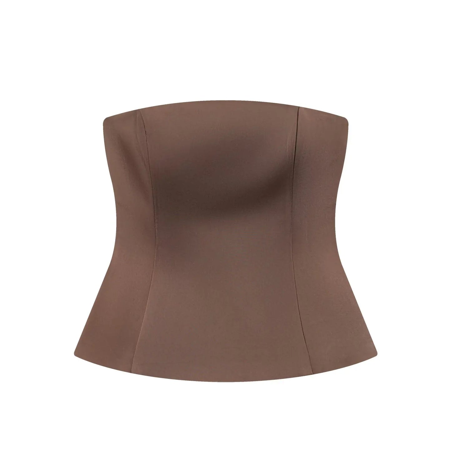 HH Women Spring Suits Solid Hollow Out Backless Blazers+Strapless Zipper Short Tops+High Waist Trousers Female High Street Sets