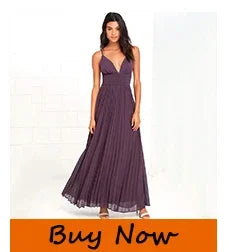 V Neck Chiffon Evening Dress