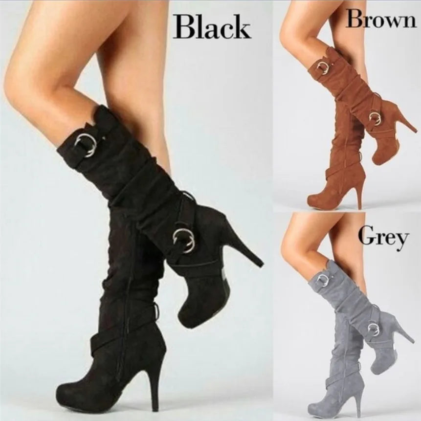 Over The Knee Platform Boots