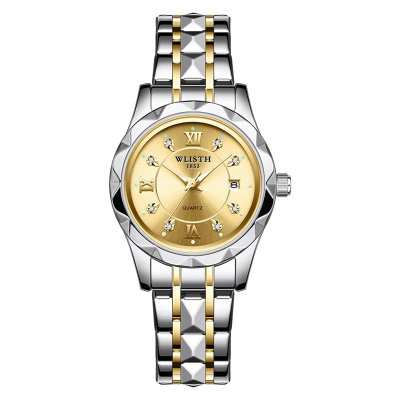 WLISTH Luxury Elegant Women Watch Luminous Waterproof Date Woman Wristwatch Stainless Steel Quartz Fashion Ladies Watches Gift