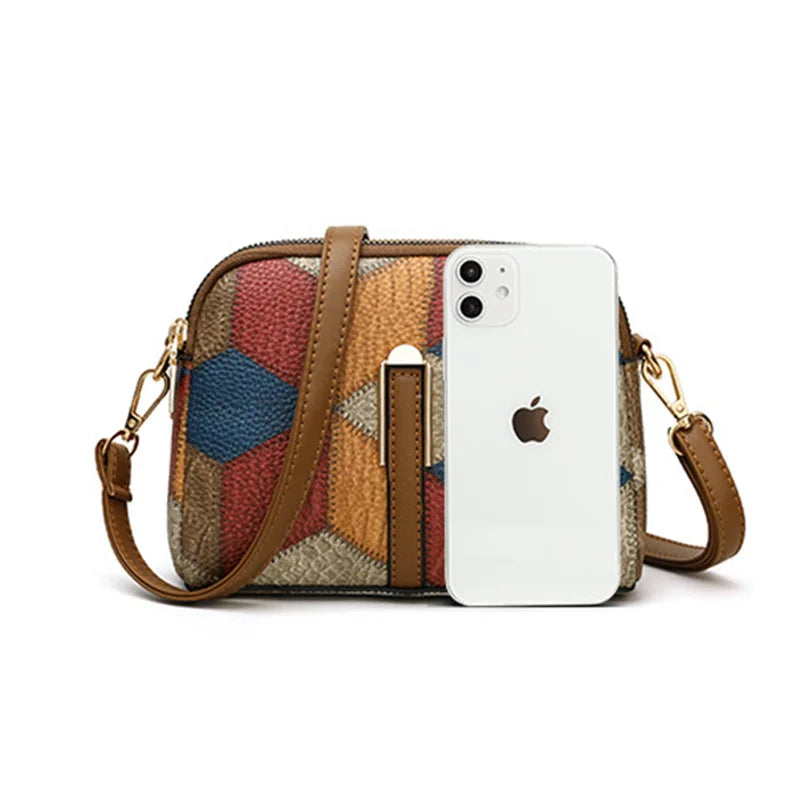 Luxury Plaid Shoulder Bag