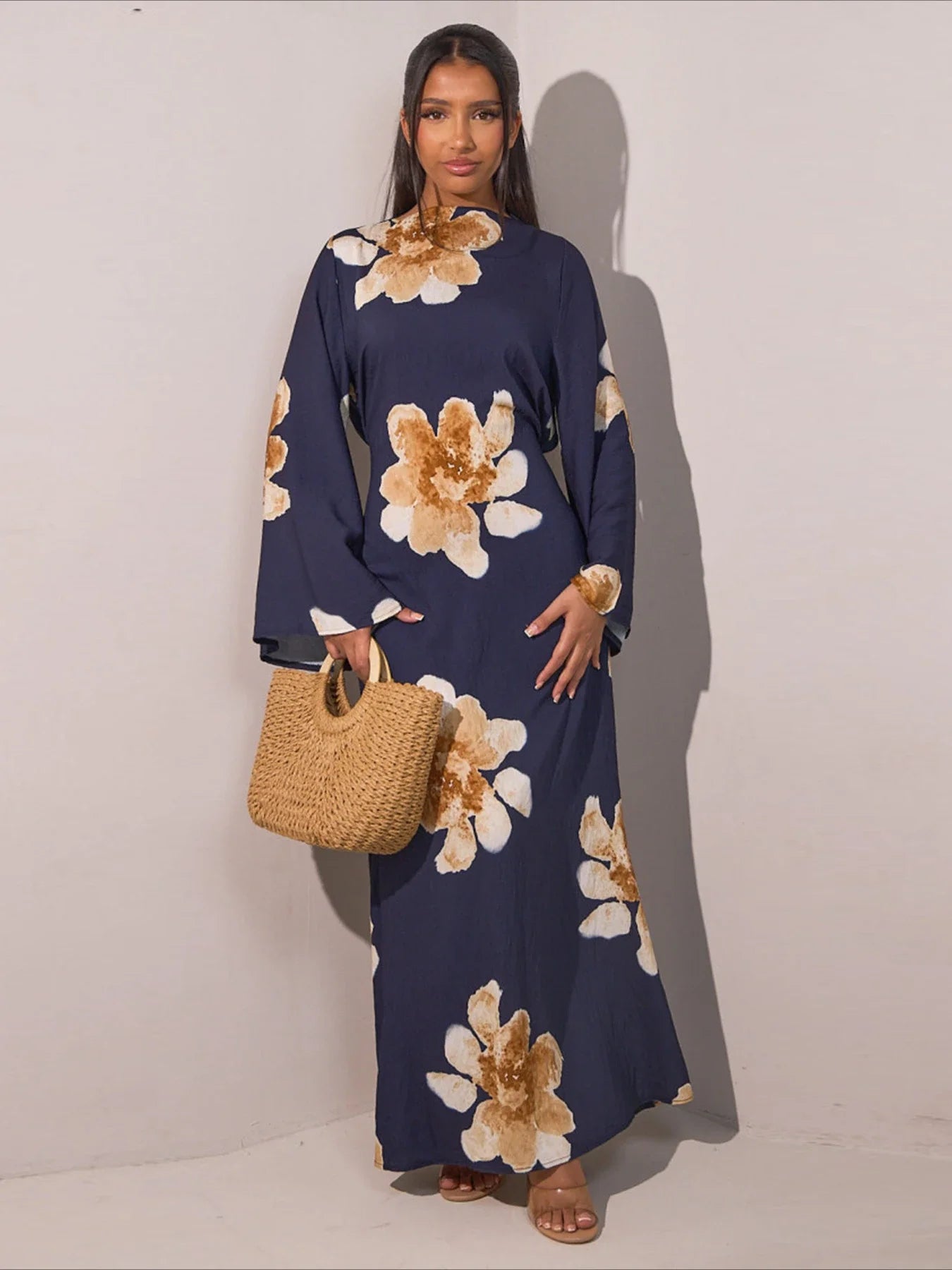 Eid Abaya Women Party Print Dress Muslim Jalabiya Dubai Vestidos Largos Party Caftan Kaftan Arab Long Robe 2025 Ramadan Dresses