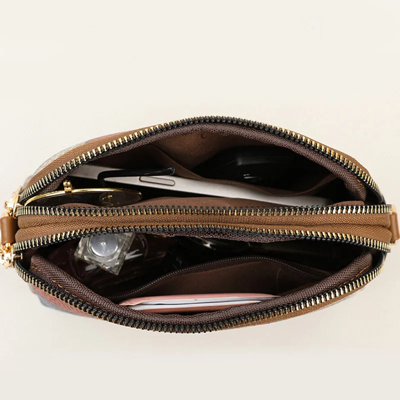 Luxury Plaid Shoulder Bag