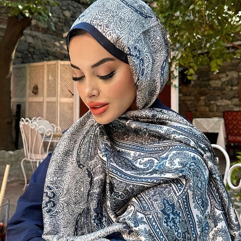 Luxury Brand Shawl Bohemian Style Cashew Print Scarf Shawl Hijab Scarf Female Foulard Soft Turban Head Wraps