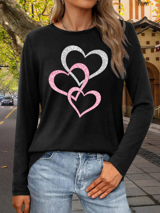 100 cotton  Women's T-shirt Slim Women T-shirt Long-s | Faeva London