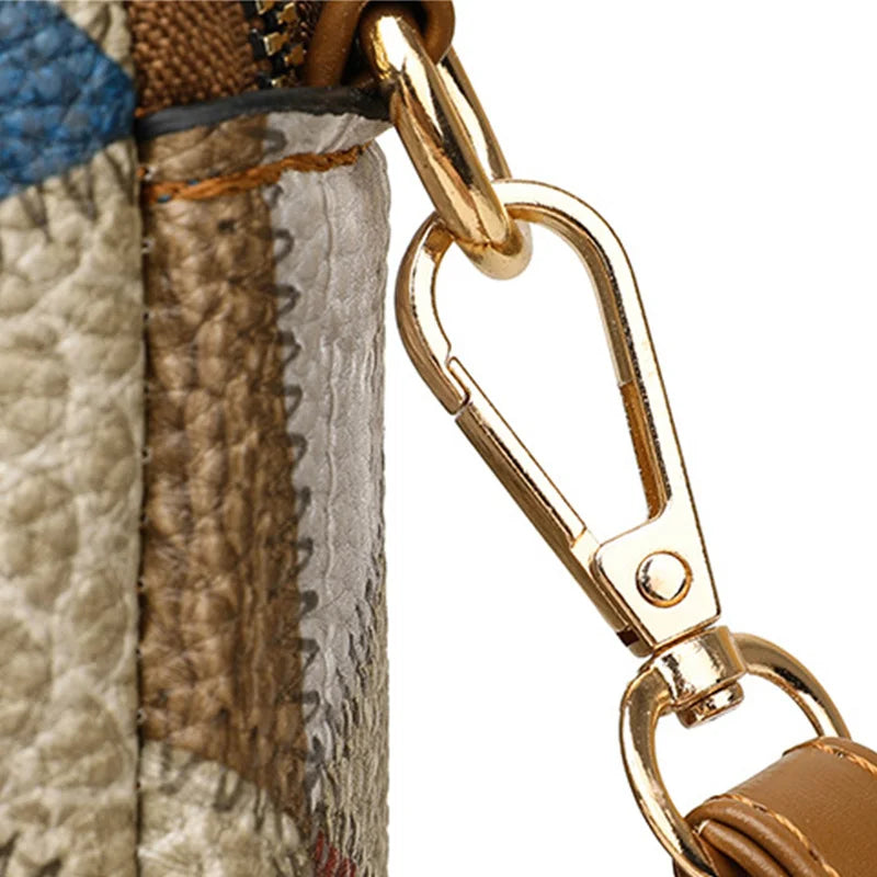 Luxury Plaid Shoulder Bag