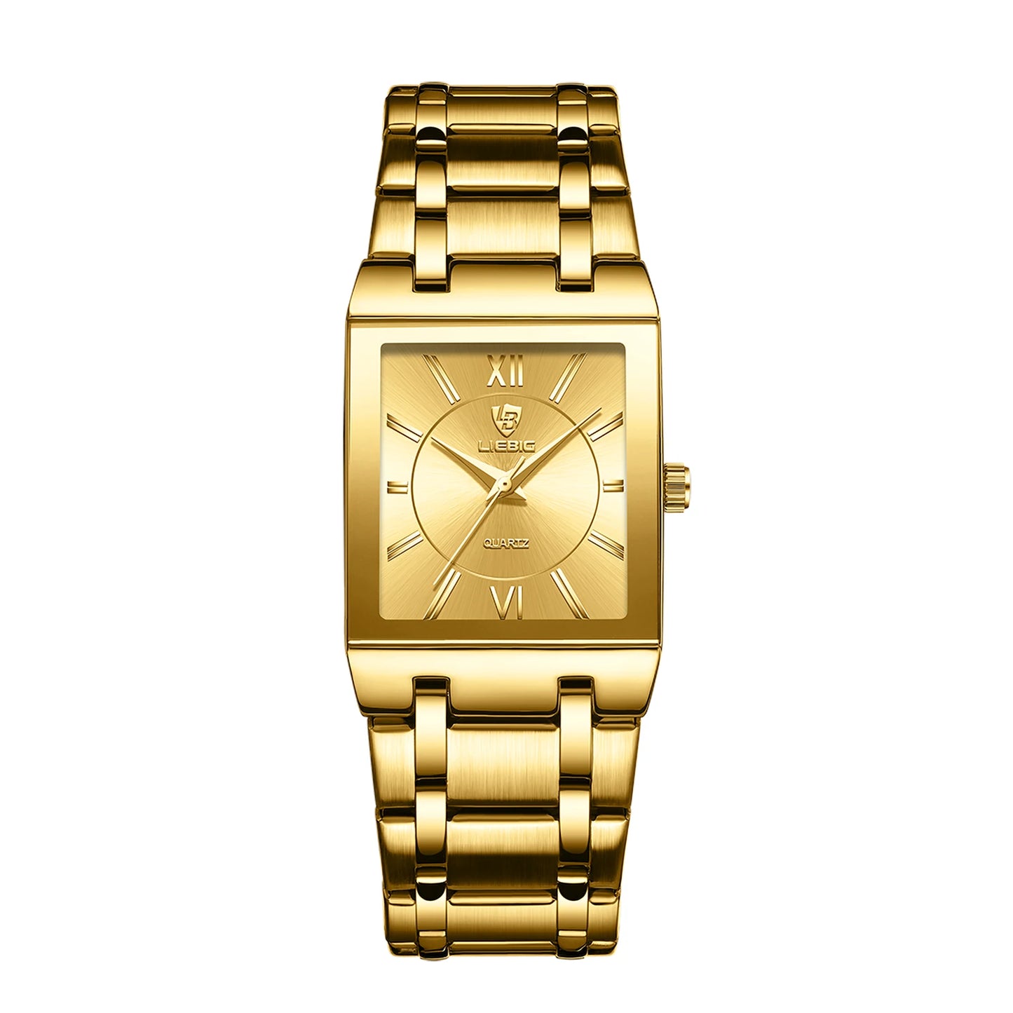 LIEBIG Luxury Quartz Wristwatches Fashion Automatic Women's Watches Elegant Stainless Steel Strap Time Mens Watch Reloj Mujer