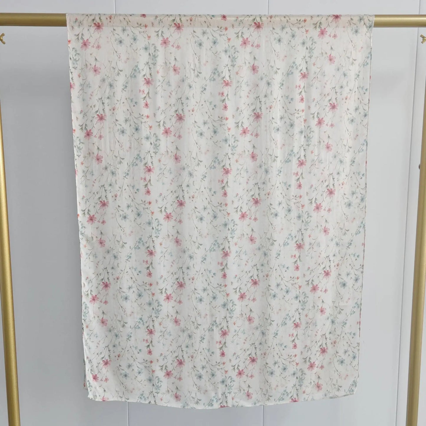 New Double-sided Print Modal Hijab Rayon Cotton Scarf Premium Shawls for Women Cotton Print Shawl Ink Print Muslim Headscarf
