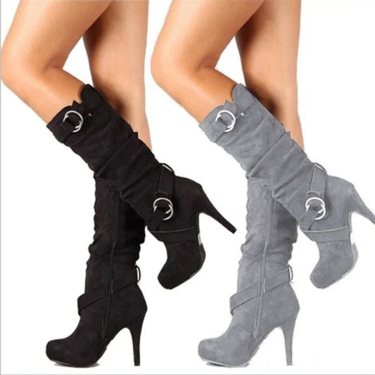 Over The Knee Platform Boots