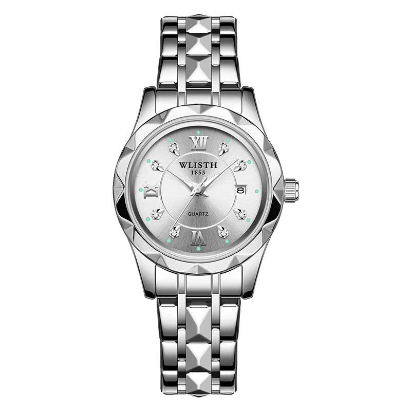 WLISTH Luxury Elegant Women Watch Luminous Waterproof Date Woman Wristwatch Stainless Steel Quartz Fashion Ladies Watches Gift