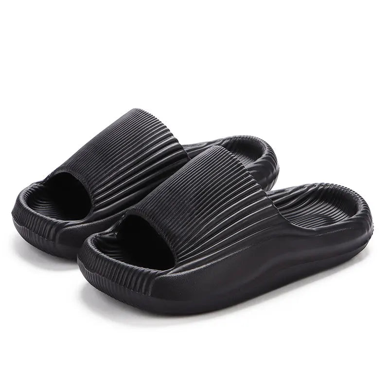 Smile Pop Soft EVA Slippers For Women Summer Flat Sole Women's Sandals Outdoor Casual Non-slip Beach Shoes Home Cozy Women Shoes