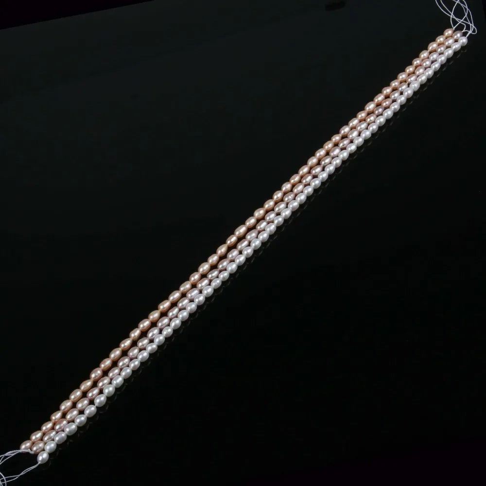 Natural Freshwater Pearl Beads High Quality AA 36cm Punch Loose Beads for DIY Women Choker Necklace Bracelet Jewelry Making