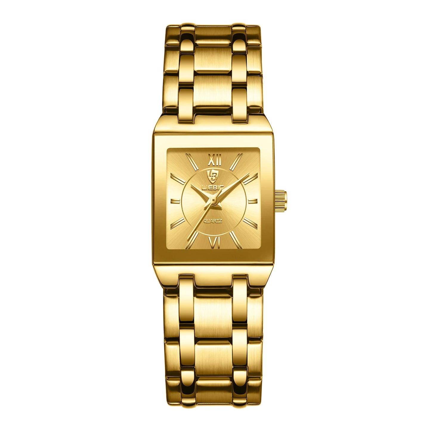 LIEBIG Luxury Quartz Wristwatches Fashion Automatic Women's Watches Elegant Stainless Steel Strap Time Mens Watch Reloj Mujer