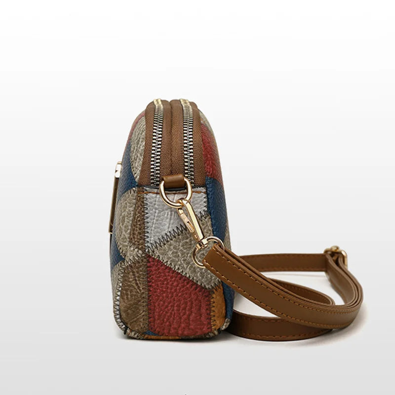Luxury Plaid Shoulder Bag